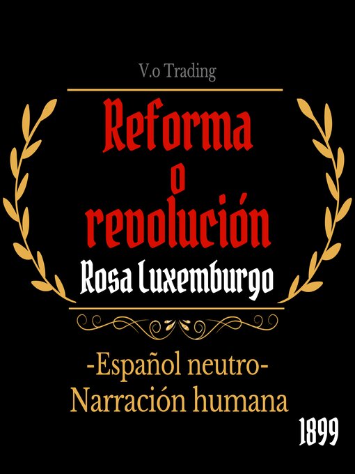 Title details for Reforma o Revolución by Rosa Luxemburgo - Available
